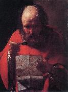 LA TOUR, Georges de Saint Jerome Reading sg oil